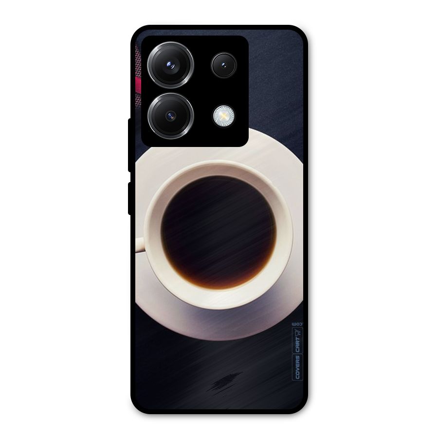 Coffee And Cookies Metal Back Case for Poco X6