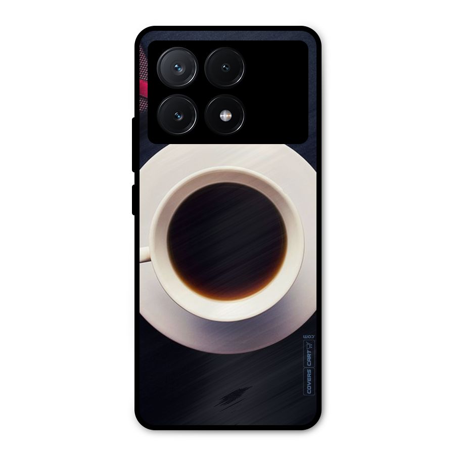 Coffee And Cookies Metal Back Case for Poco X6 Pro
