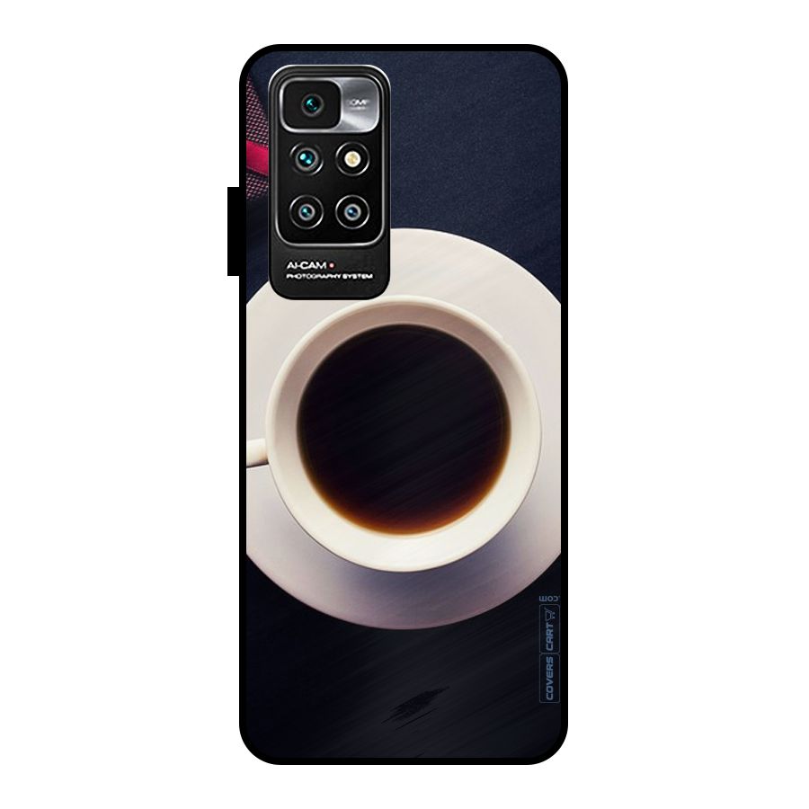 Coffee And Cookies Metal Back Case for Redmi 10 Prime