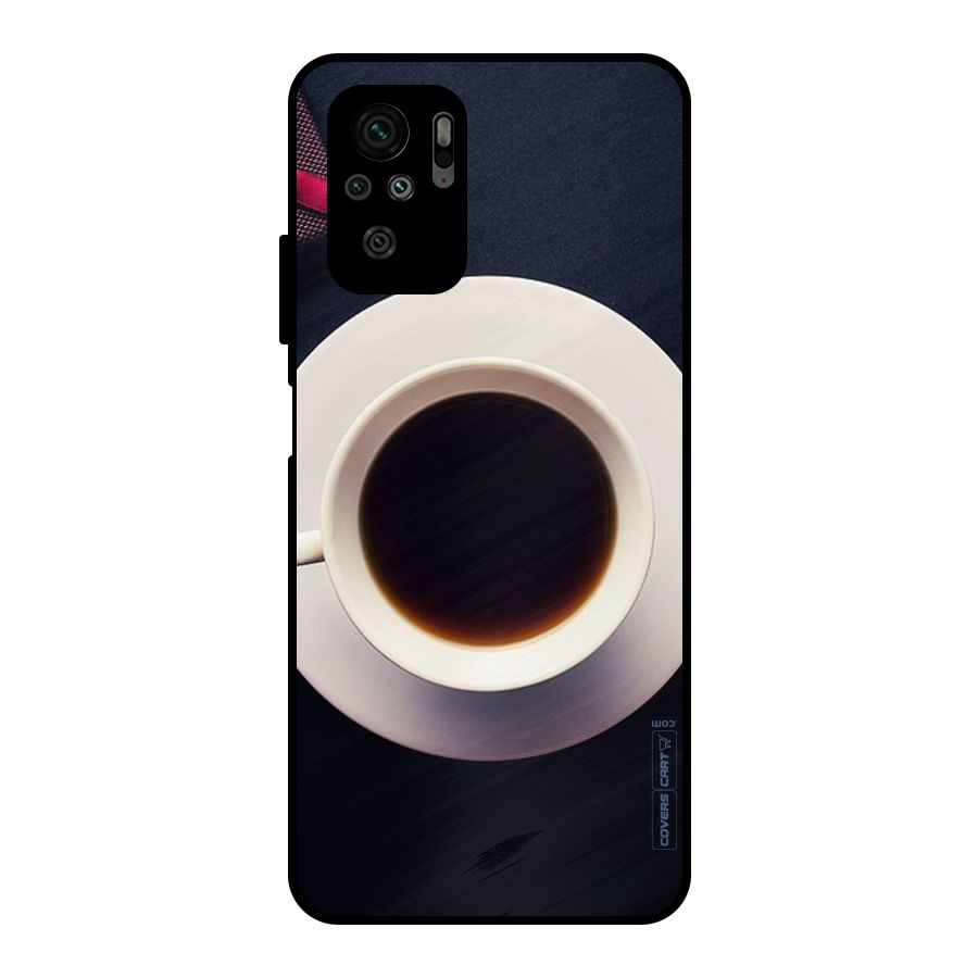 Coffee And Cookies Metal Back Case for Redmi Note 10