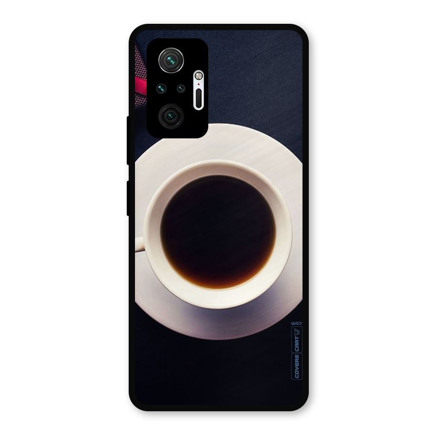 Coffee And Cookies Metal Back Case for Redmi Note 10 Pro Max