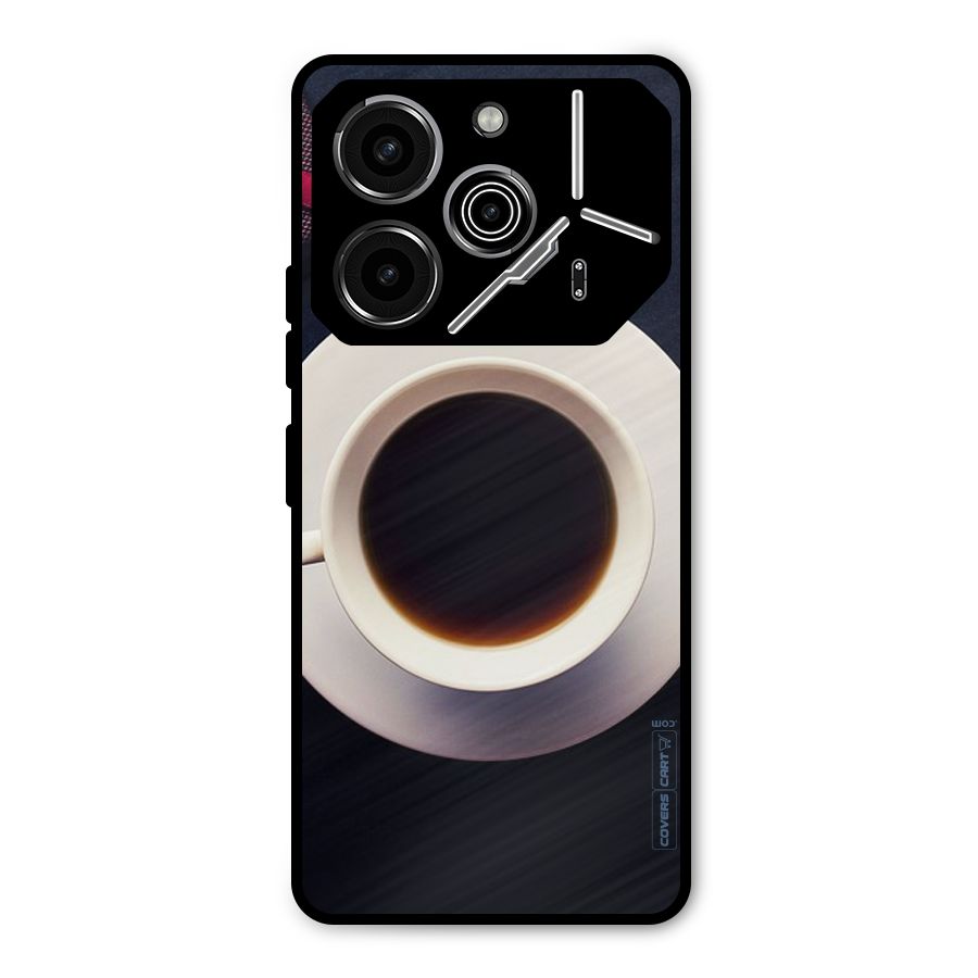 Coffee And Cookies Metal Back Case for Tecno Pova 6 Pro