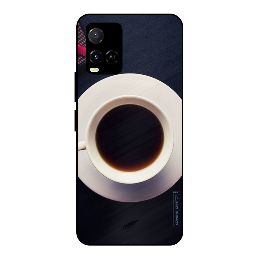 Coffee And Cookies Metal Back Case for Vivo Y21A