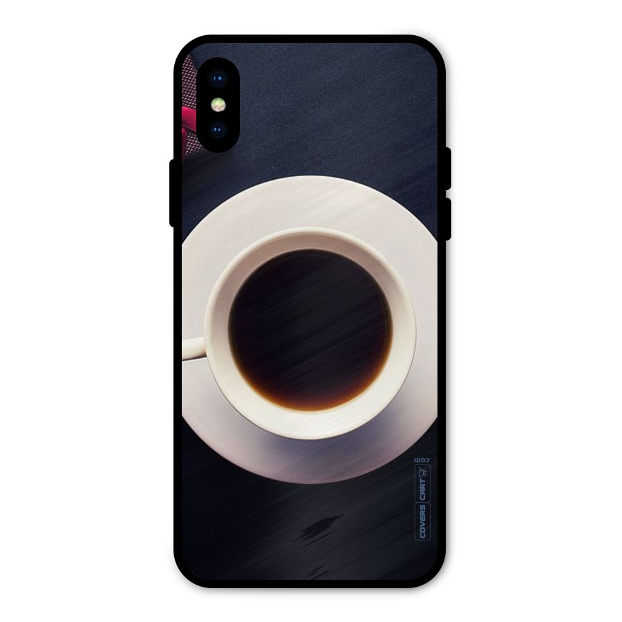 Coffee And Cookies Metal Back Case for iPhone X
