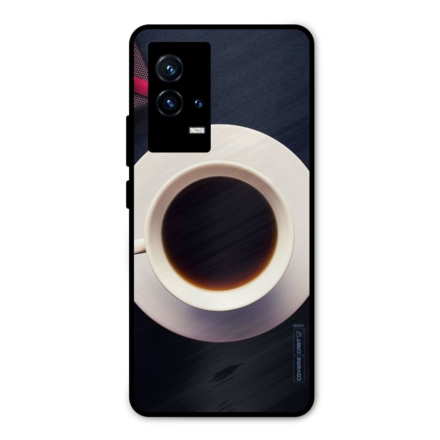 Coffee And Cookies Metal Back Case for iQOO 9 5G