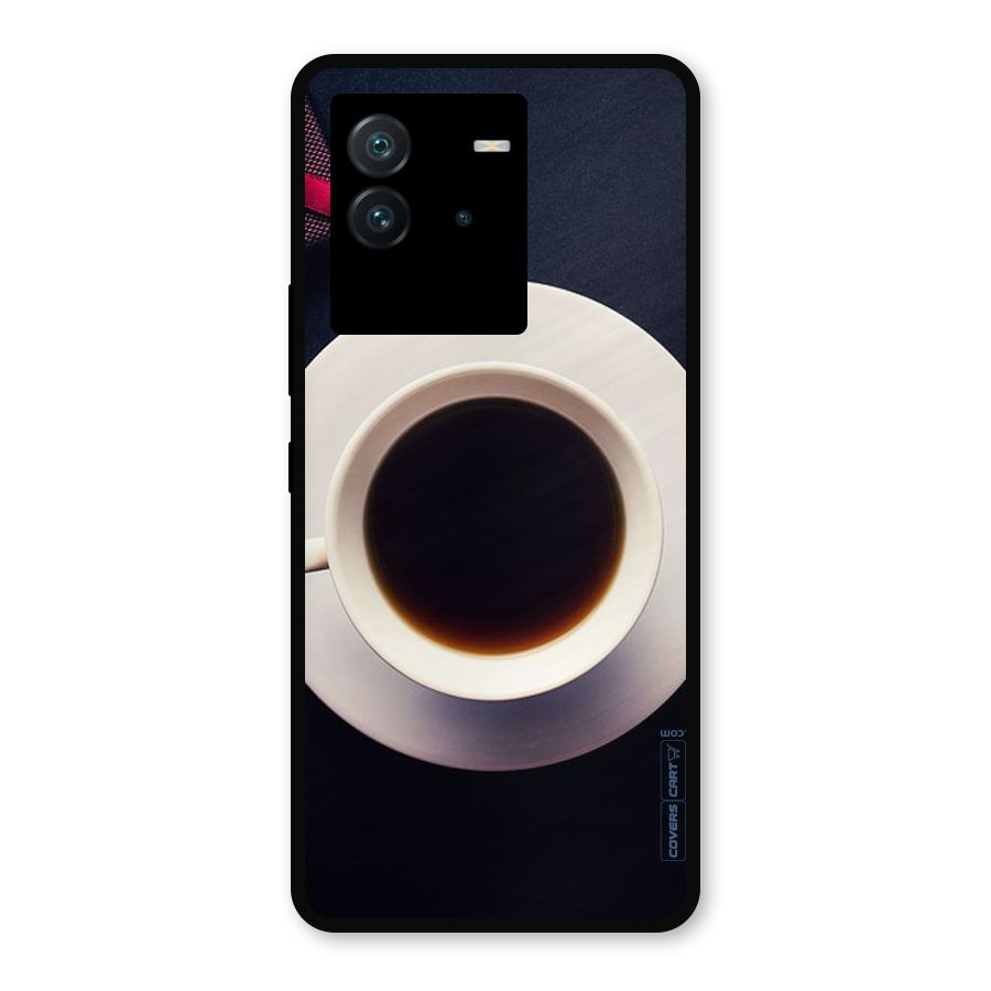 Coffee And Cookies Metal Back Case for iQOO Neo 6 5G