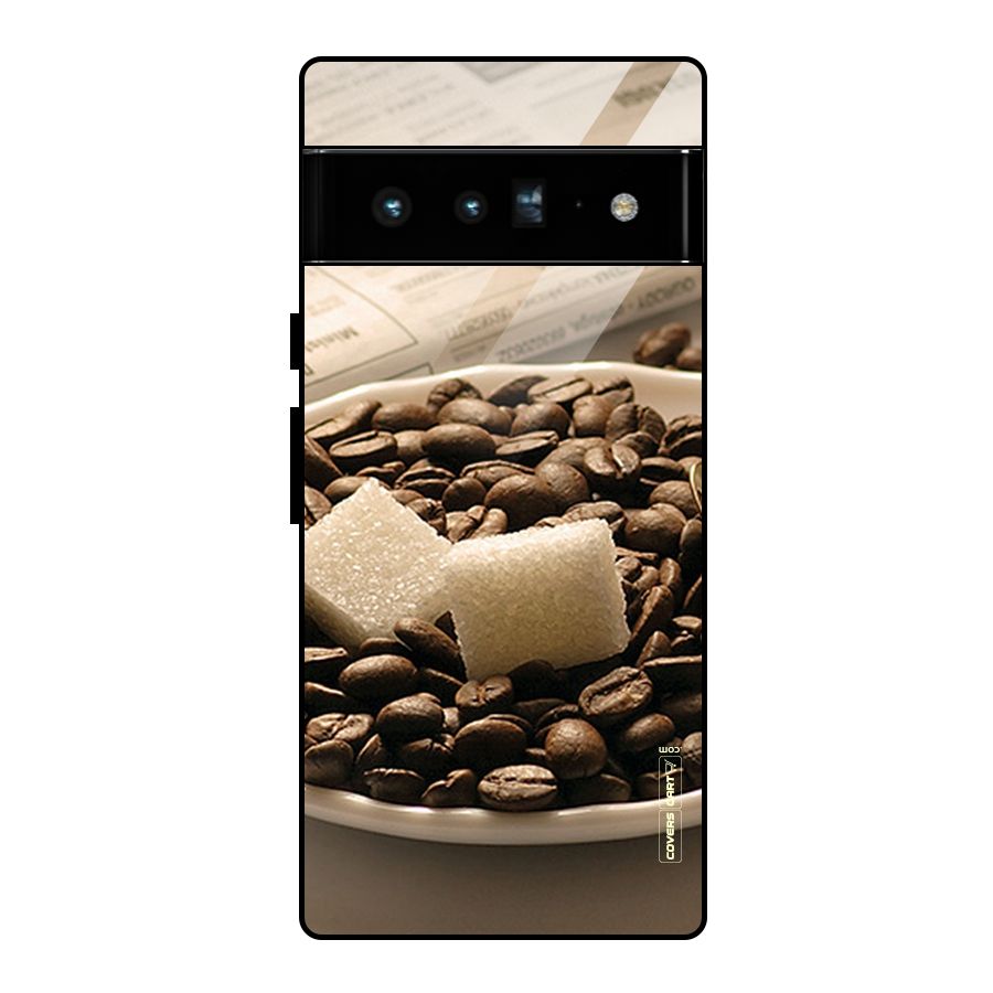 Coffee And Sugar Cubes Glass Back Case for Google Pixel 6 Pro