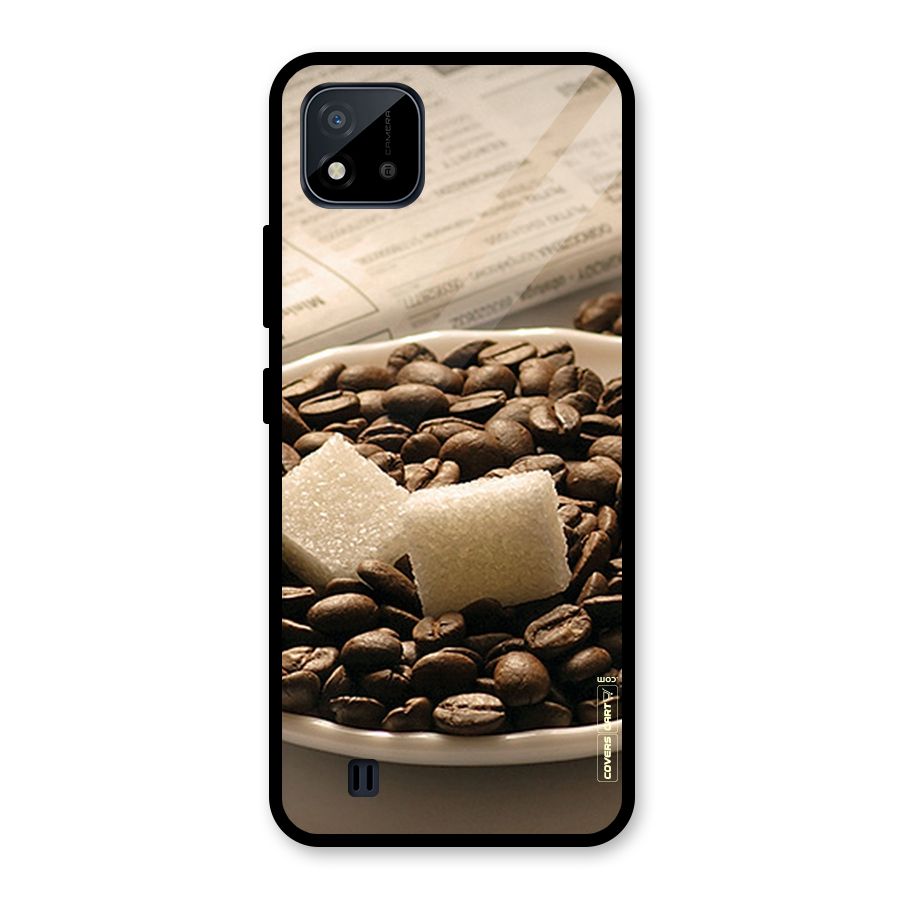 Coffee And Sugar Cubes Glass Back Case for Realme C11 2021