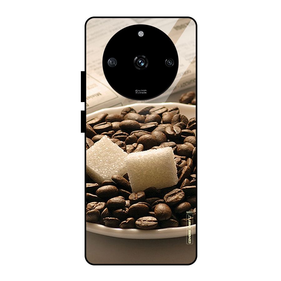 Coffee And Sugar Cubes Glass Back Case for Realme Narzo 60 5G