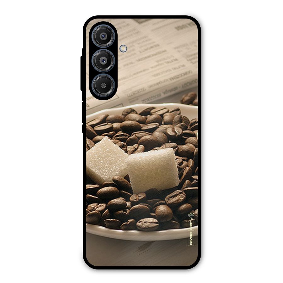 Coffee And Sugar Cubes Metal Back Case for Galaxy A16 5G