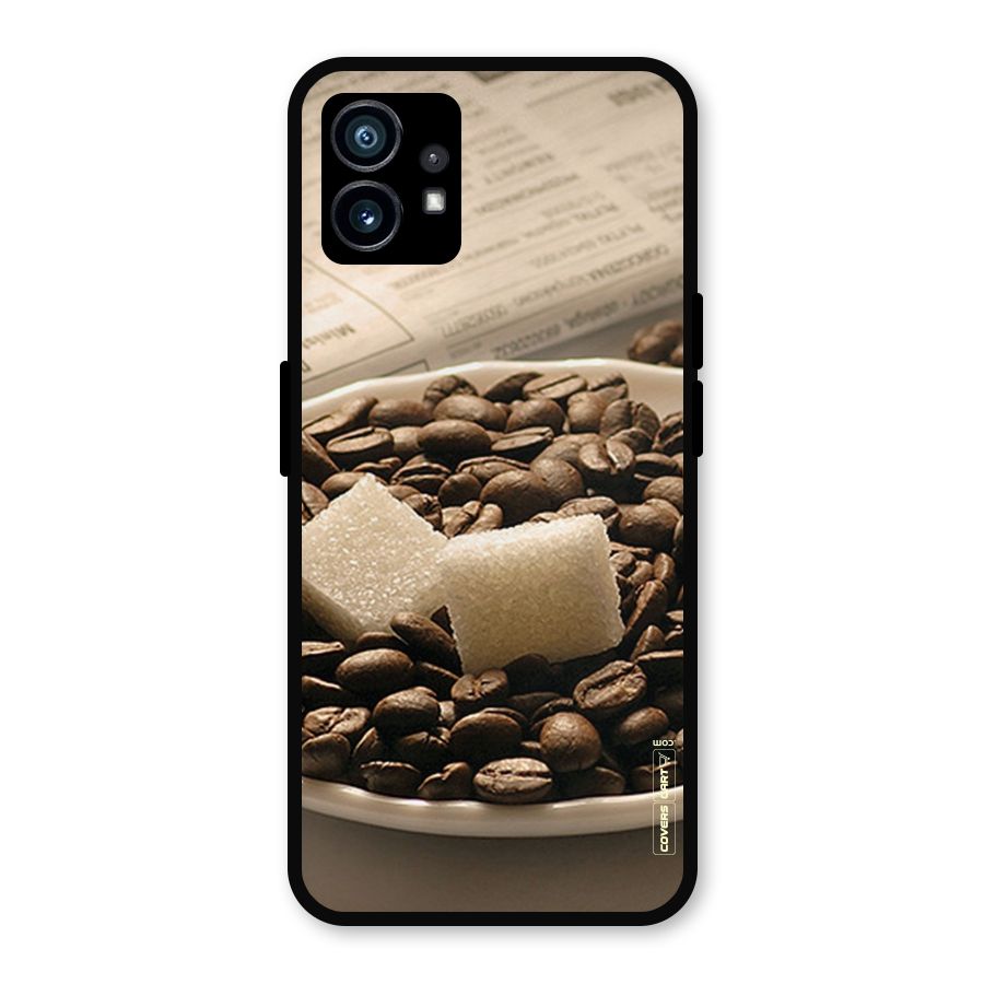 Coffee And Sugar Cubes Metal Back Case for Nothing Phone 1