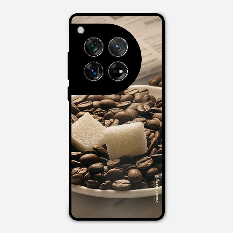 Coffee And Sugar Cubes Metal Back Case for OnePlus 12