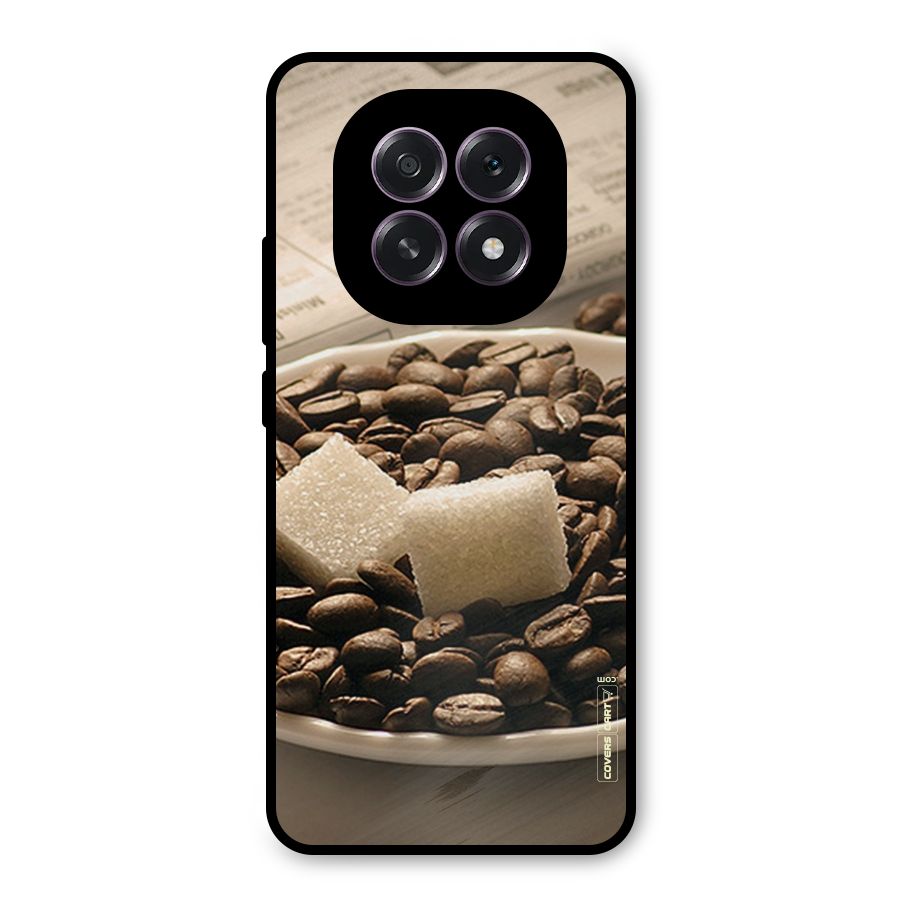 Coffee And Sugar Cubes Metal Back Case for Oppo F29