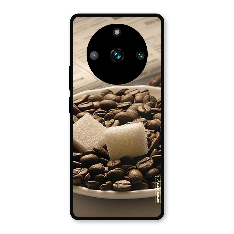 Coffee And Sugar Cubes Metal Back Case for Realme 11 Pro Plus