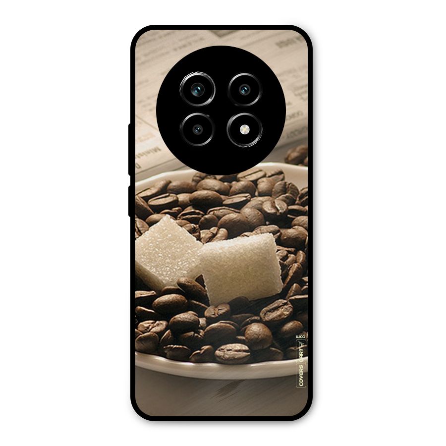 Coffee And Sugar Cubes Metal Back Case for Realme 13 Pro