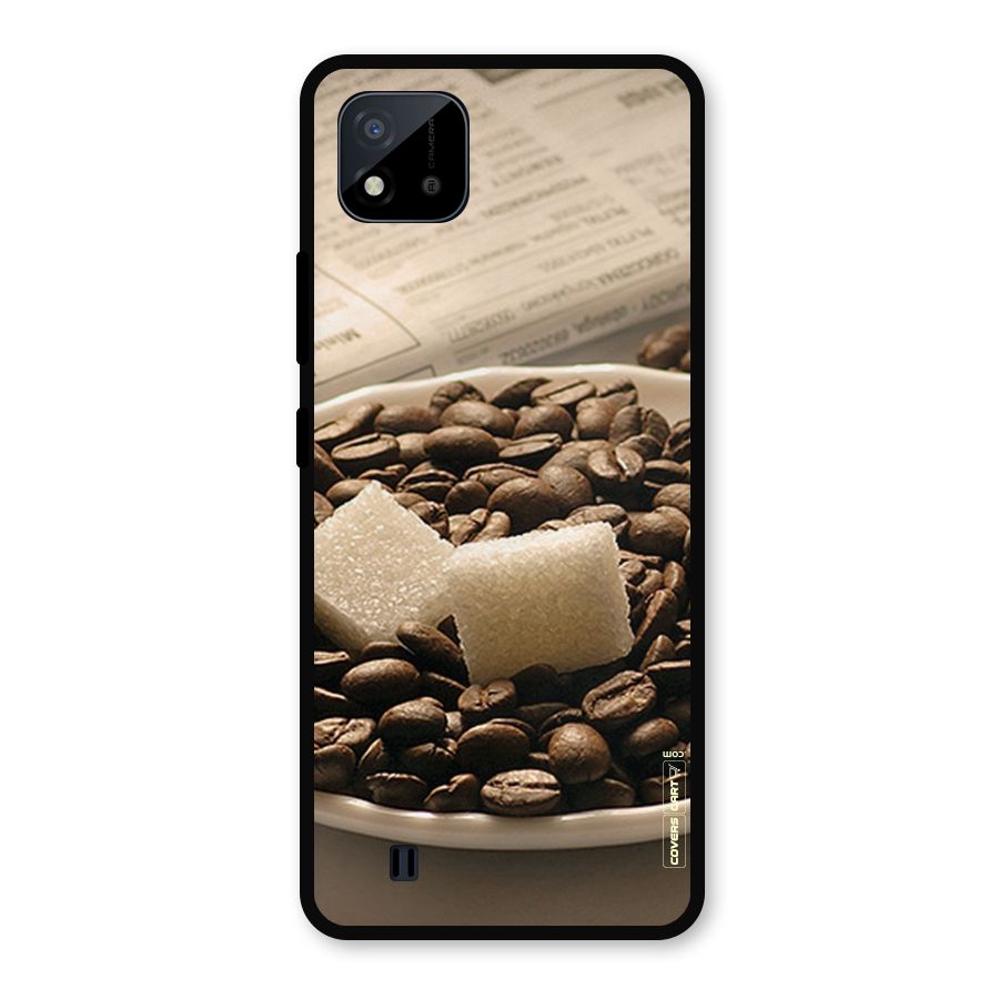Coffee And Sugar Cubes Metal Back Case for Realme C11 2021