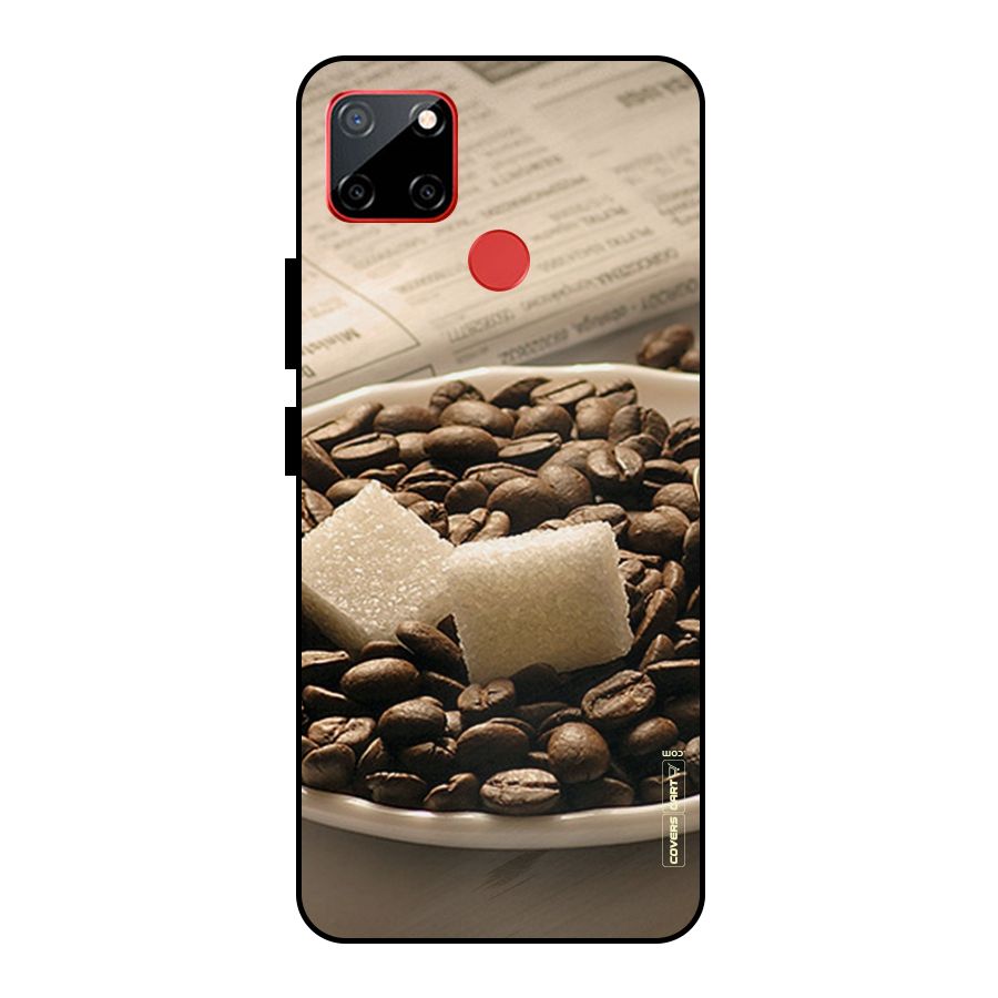 Coffee And Sugar Cubes Metal Back Case for Realme C12
