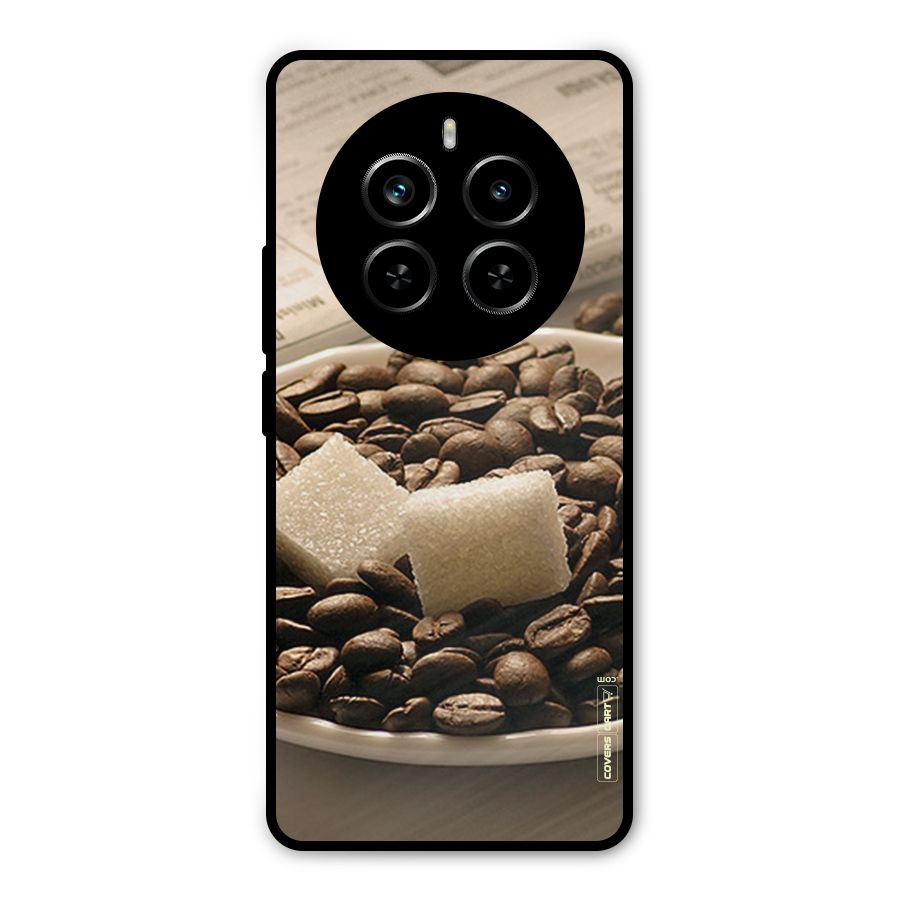 Coffee And Sugar Cubes Metal Back Case for Realme P1 Pro