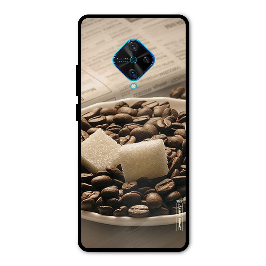 Coffee And Sugar Cubes Metal Back Case for Vivo S1 Pro
