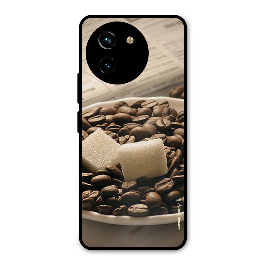 Coffee And Sugar Cubes Metal Back Case for Vivo T3x