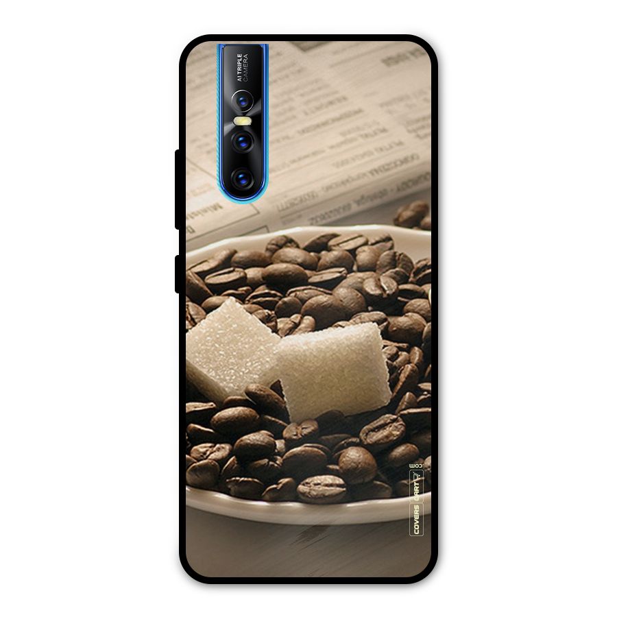 Coffee And Sugar Cubes Metal Back Case for Vivo V15 Pro