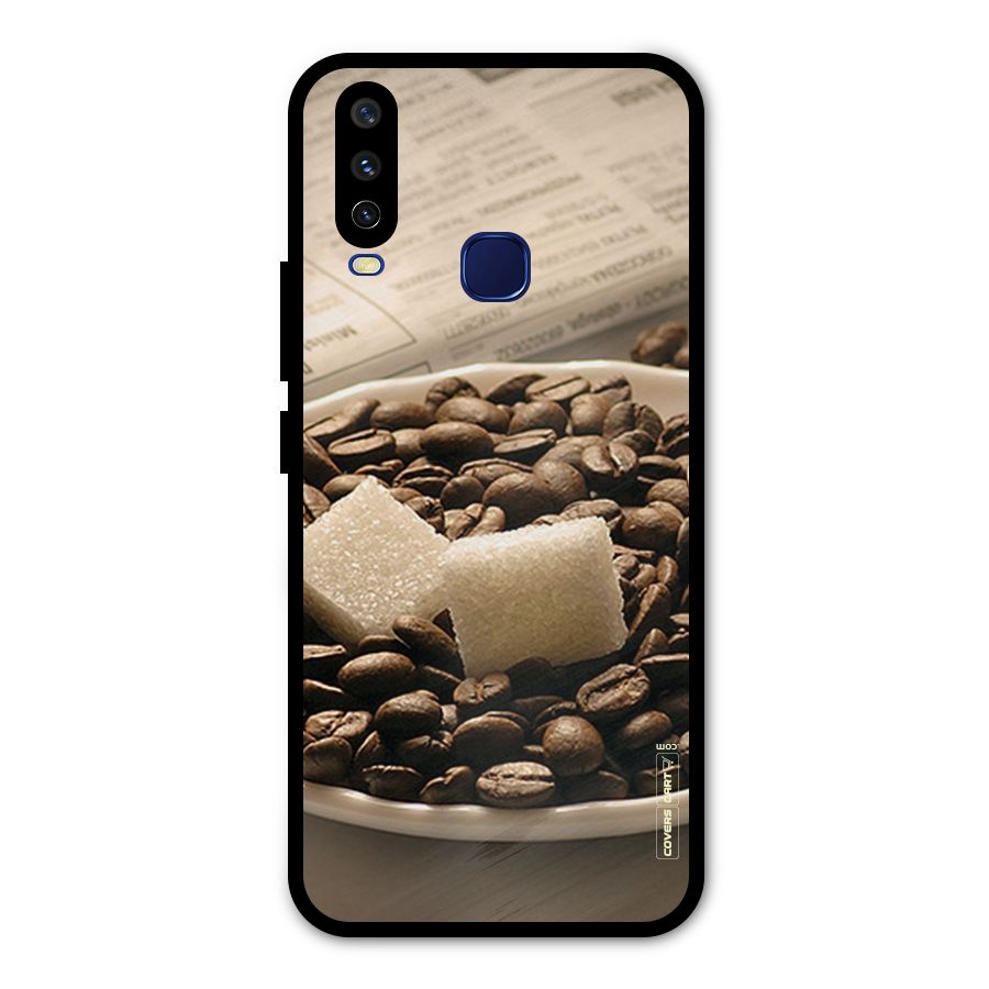 Coffee And Sugar Cubes Metal Back Case for Vivo V17