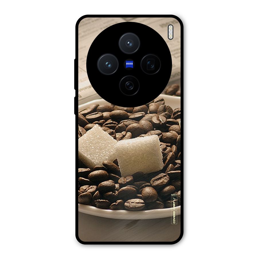 Coffee And Sugar Cubes Metal Back Case for Vivo X200