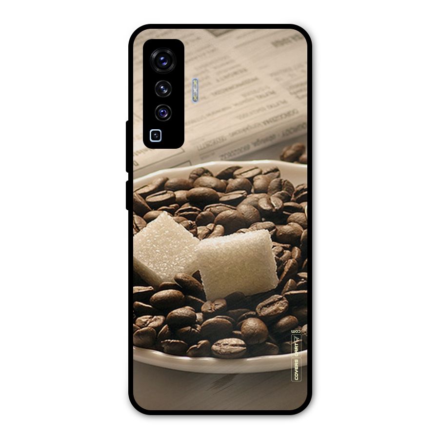 Coffee And Sugar Cubes Metal Back Case for Vivo X50