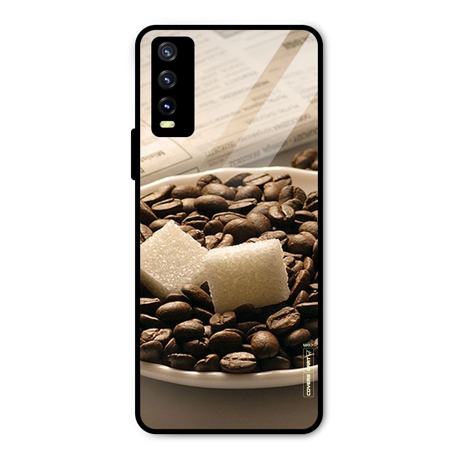Coffee And Sugar Cubes Metal Back Case for Vivo Y20