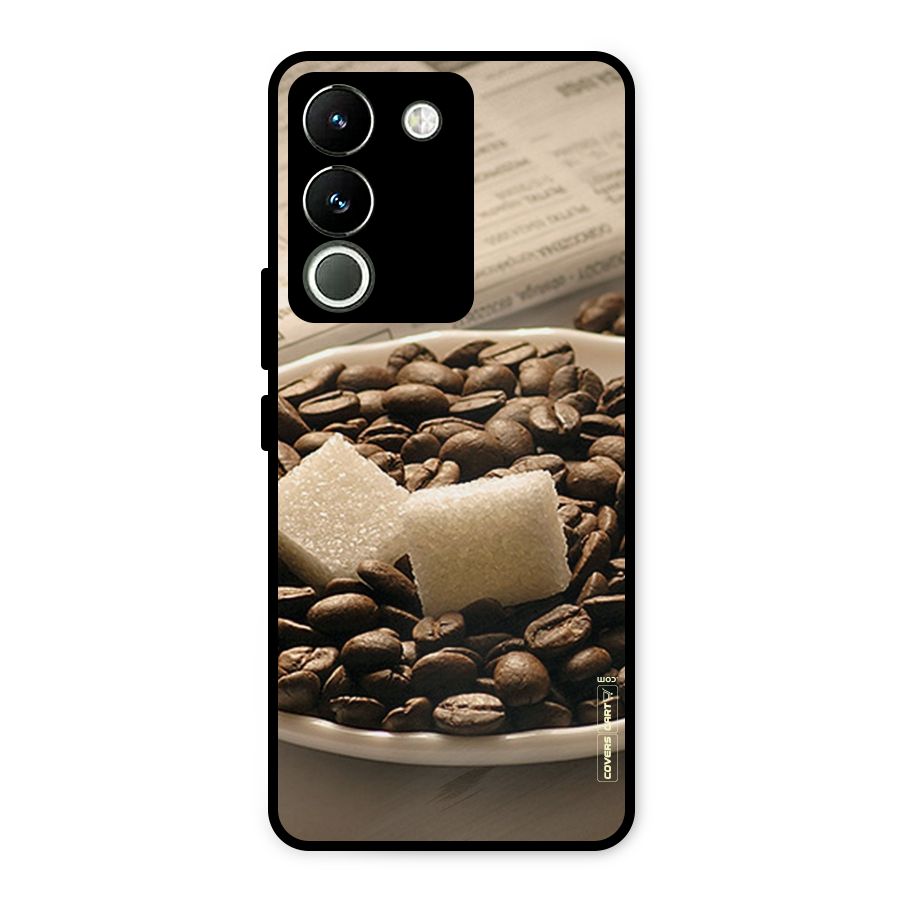 Coffee And Sugar Cubes Metal Back Case for Vivo Y200