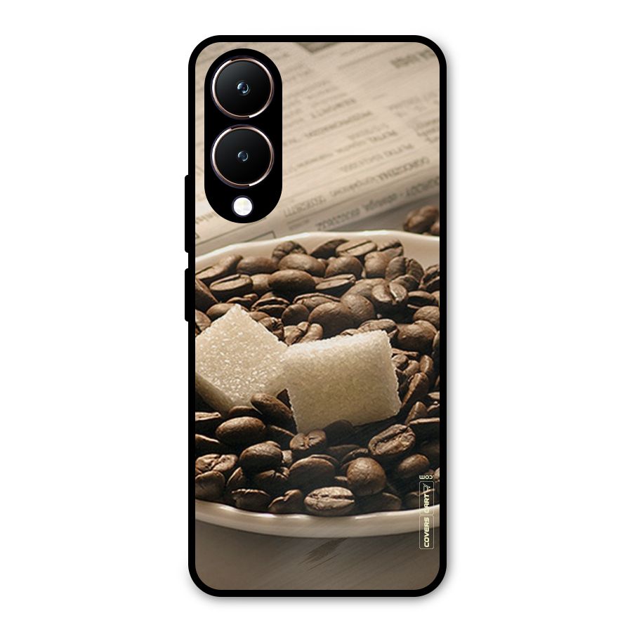 Coffee And Sugar Cubes Metal Back Case for Vivo Y28