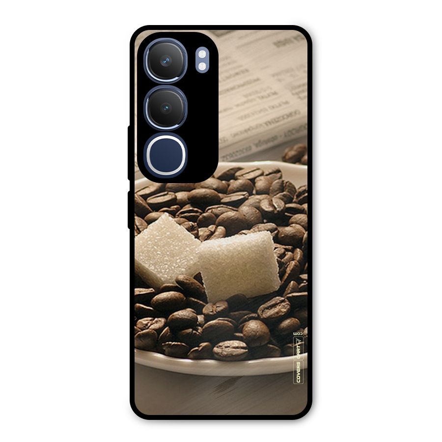 Coffee And Sugar Cubes Metal Back Case for Vivo Y29