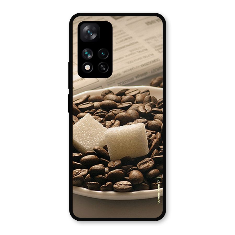Coffee And Sugar Cubes Metal Back Case for Xiaomi 11i 5G