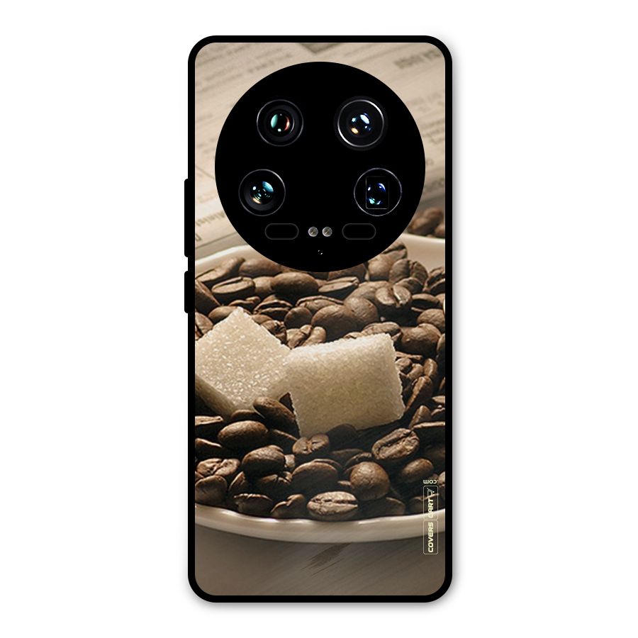 Coffee And Sugar Cubes Metal Back Case for Xiaomi 14 Ultra