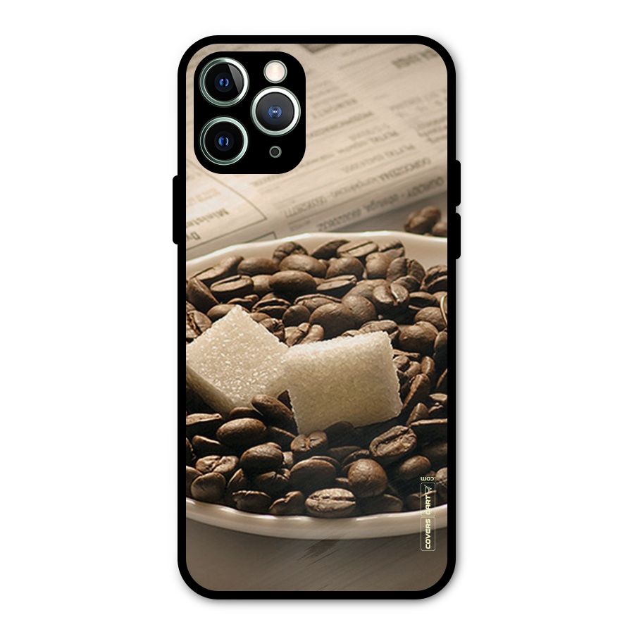 Coffee And Sugar Cubes Metal Back Case for iPhone 11 Pro Max