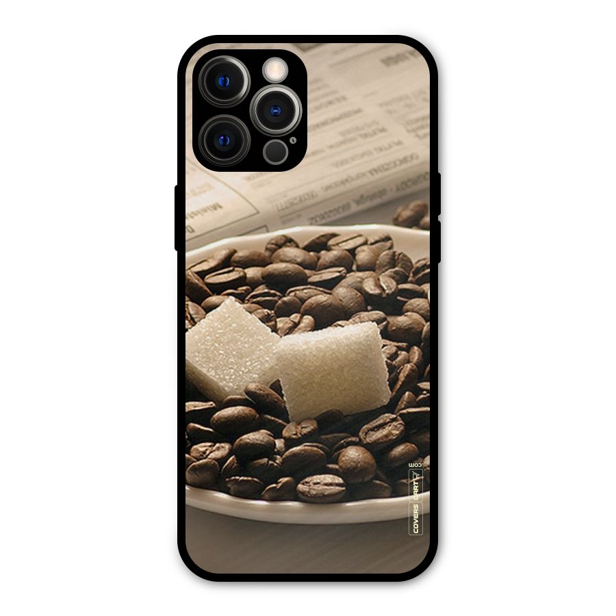 Coffee And Sugar Cubes Metal Back Case for iPhone 12 Pro Max