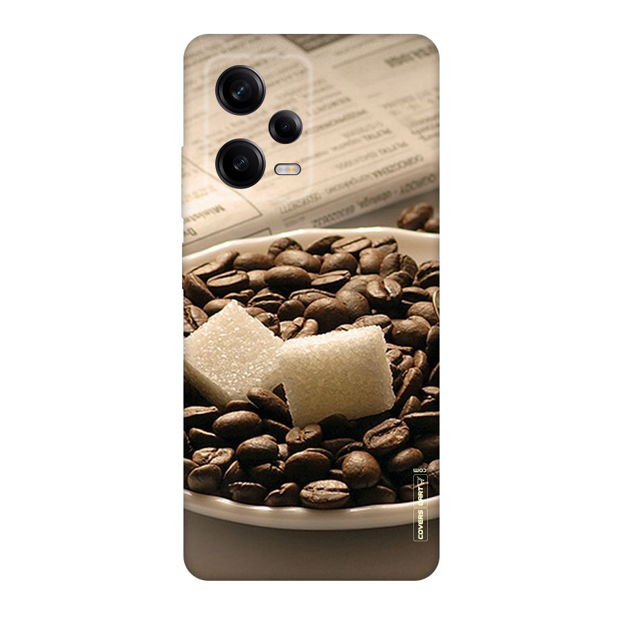 Coffee And Sugar Cubes Original Polycarbonate Back Case for Redmi Note 12 Pro