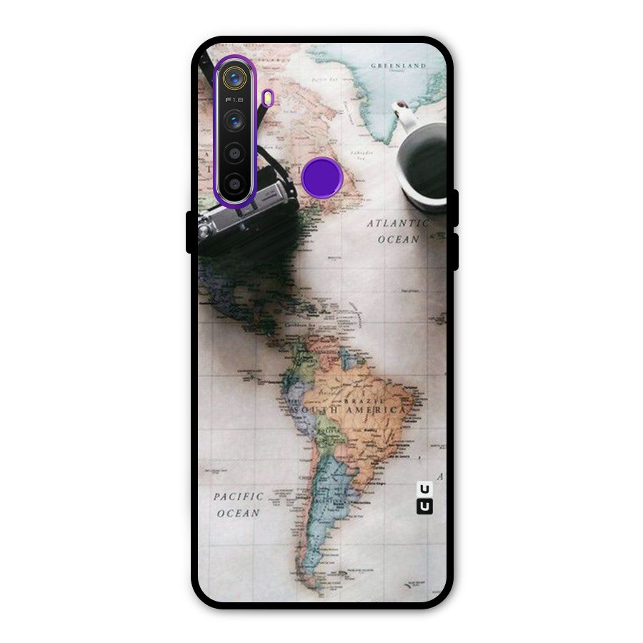 Coffee And Travel Glass Back Case for Realme 5s