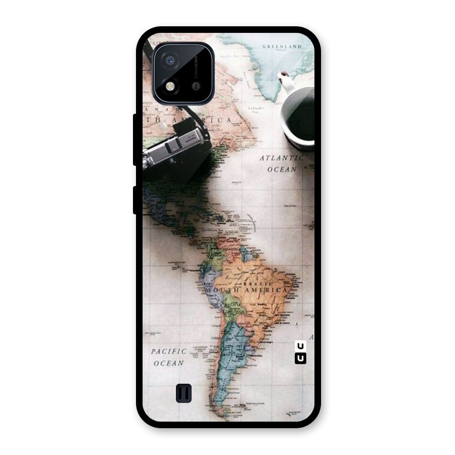 Coffee And Travel Glass Back Case for Realme C11 2021