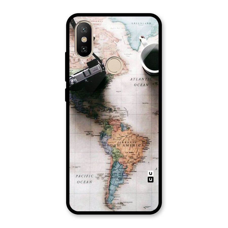 Coffee And Travel Glass Back Case for Redmi A2