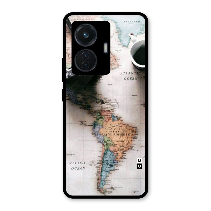 Coffee And Travel Glass Back Case for iQOO Z6 44W