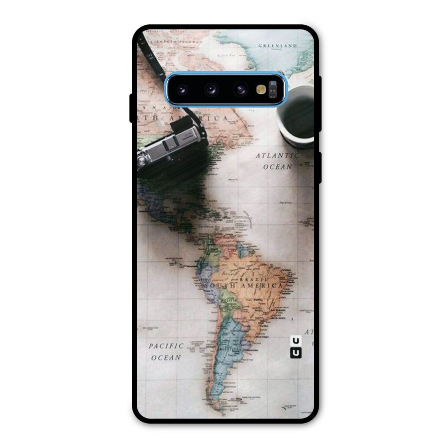 Coffee And Travel Metal Back Case for Galaxy S10