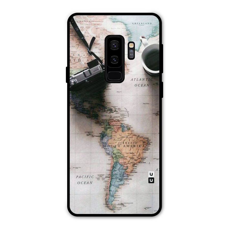 Coffee And Travel Metal Back Case for Galaxy S9 Plus