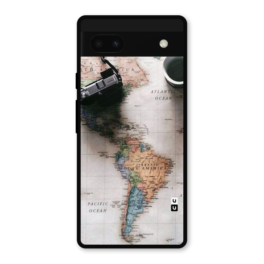 Coffee And Travel Metal Back Case for Google Pixel 6a