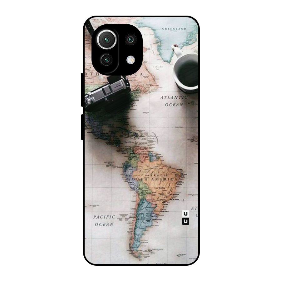 Coffee And Travel Metal Back Case for Mi 11 Lite NE 5G