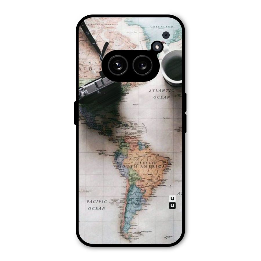 Coffee And Travel Metal Back Case for Nothing Phone 2a Plus