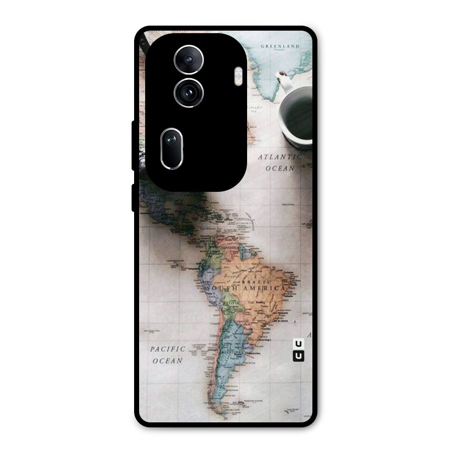 Coffee And Travel Metal Back Case for Oppo Reno11 Pro 5G