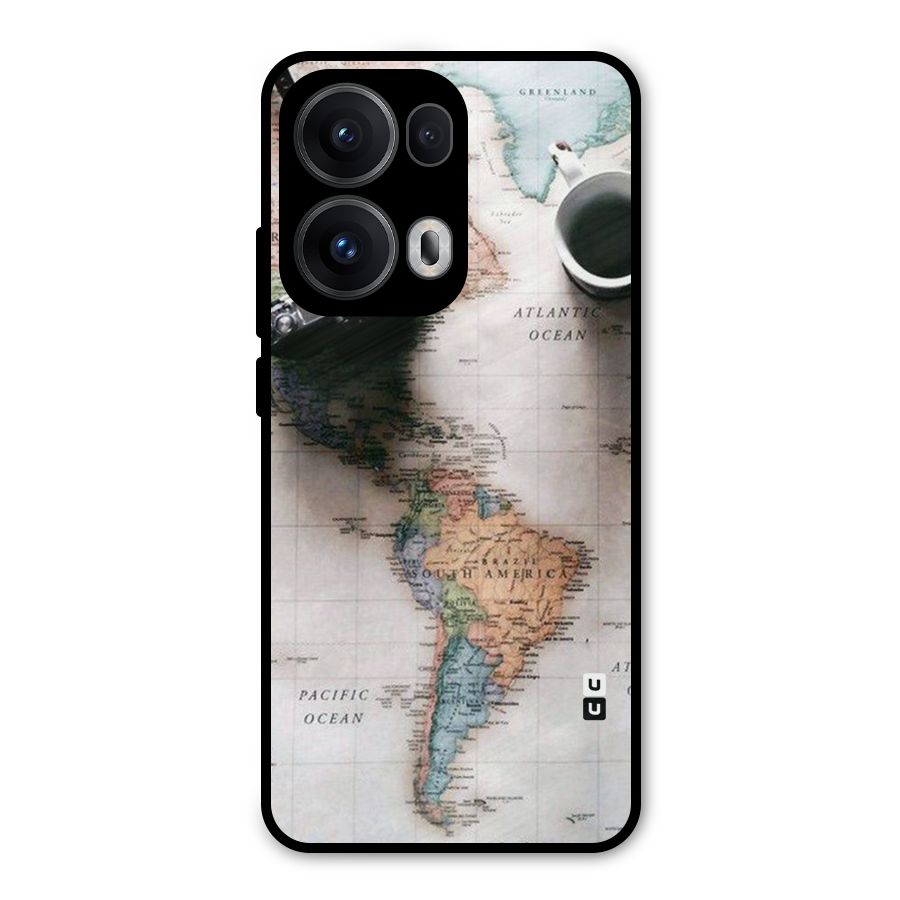 Coffee And Travel Metal Back Case for Oppo Reno13 Pro