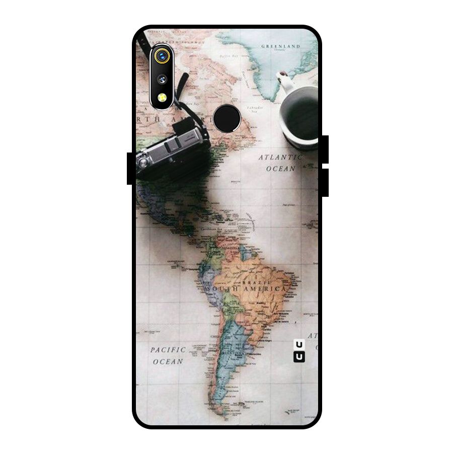 Coffee And Travel Metal Back Case for Realme 3