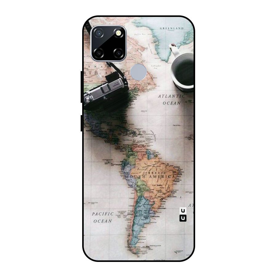 Coffee And Travel Metal Back Case for Realme Narzo 20